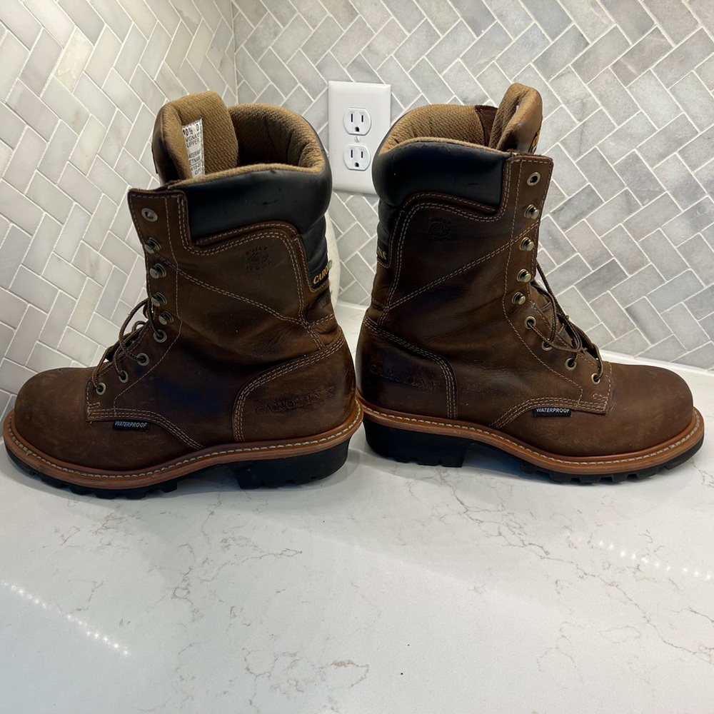Carolina 8” Logger, 600 Gram Insulated, Water Proof, Steel Toe Boot
